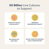 Renew Life Extra Care Ultimate Flora Probiotic - 50 Billion Live Cultures - 30 Capsules