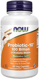 NOW Foods, Probiotic-10, 100 Billion, 60 Veg Capsules