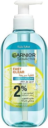 Garnier SkinActive Fast Clear Gel Wash with Salicylic Acid - 200ml