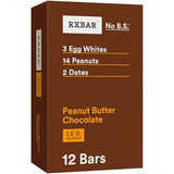 RXBAR Peanut Butter Chocolate – 52g, 12 Count | Protein-Packed Snack Bars
