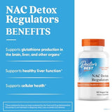 Doctors Best Nac Detox Regulators With Seleno Excell Non Gmo Vegetarian Gluten Soy Free 180 Veggie Caps 180count