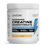 Wellcore Micronised Creatine Monohydrate - Tropical Tango (307g) for Muscle Strength & Fast Recovery