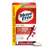 Move Free Ultra Triple Action Joint Support Supplement - Collagen, Boron & Hyaluronic Acid, 64 Tablets