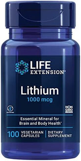 Life Extension, Lithium, 1,000 mcg, 100 Vegetarian Capsules