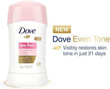 Dove Even Tone Antiperspirant Stick for Dark Marks, 48H, Rejuvenating Blossom