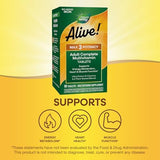 Nature's Way Alive! Max3 Potency Adult Complete Multivitamin, High Potency B-Vitamins to Support Energy Metabolism*, with Methylated B12 and Folate, No Added Iron, 90 Tablets (Packaging May Vary)