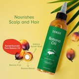Dersie Batana Oil for Hair Growth - 100% Pure & Natural Raw Batana Oil from Honduras - 4 FL OZ