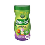 Benefiber Prebiotic Fiber Chewable Tablets - Assorted Fruit (100 Count)