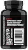 Jocko Fuel Test Booster for Men - Natural Endurance, Stamina, & Strength Booster - Muscle Builder for Men & Nitric Oxide Support with Ginger Root, Shilajit, & Tongkat Ali, 120ct (30 Servings)