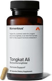 Momentous Tongkat Ali for Men and Women - Natural Performance Longjack Tongkat Ali Supplement for Health & Wellness - Hormone, Energy & Mood Support - Root Extract Powder, 30 Servings