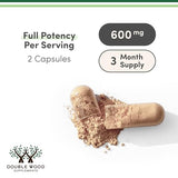 Fadogia Agrestis Extract Double Wood - 600mg 180 Capsule Testosterone Support Supplement (Made in USA)