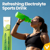 Valeo Hydration Electrolyte+ Lemon & Lime Stick Pack, 20 Sticks – Electrolyte Drink Mix for Hydration & Energy Boost
