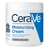 CeraVe Moisturizing Cream for Dry Skin - Body & Face with Hyaluronic Acid & Ceramides - Fragrance Free - 19 Oz