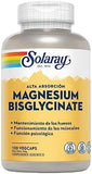 Solaray Magnesium Glycinate Fully Chelated Bisglycinate With Bioperine 30 Servings 120 Vegcaps