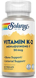 Solaray Vitamin K2 Mk 7 60 Vcapsules