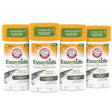 ARM & HAMMER Essentials Charcoal Deodorant 4-Pack - Natural Odor Protection