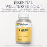 Solaray L-Lysine 500mg - 120 VegCaps