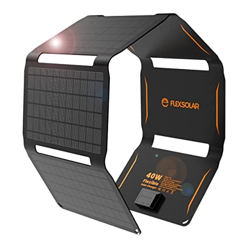 FlexSolar 40W Waterproof Foldable Solar Charger for Outdoor Adventures