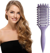 ELIO Curl Defining Brush - Purple - Enhance & Shape Your Curls