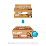 Quest Nutrition Chocolate Chip Cookie Dough Protein Bar, High Protein, Low Carb, Gluten Free, Soy Free, Keto Friendly, 12 Count