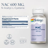 Solaray Nac 600mg 60 Vcaps For Antioxidant Support