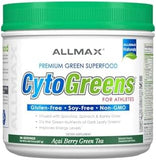 ALLMAX CytoGreens: Athlete Green Superfood for Performance & Recovery, Acai Berry Green Tea, 1.2 lbs
