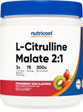 Nutricost L-Citrulline Malate 2:1 Powder - Strawberry Kiwi, 300g