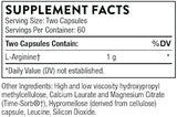 THORNE L-Arginine Sustained Release (Formerly Perfusia-SR) - Support Heart Function, Nitric Oxide Production, and Optimal Blood Flow - 120 Capsules - 60 Servings