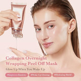 Collagen Night Wrapping Mask - Hydrating & Anti-Aging Sleep Mask for Overnight Skin Repair