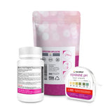 NutraBlast Boric Acid Suppositories 600mg (30 Count) with Applicators & pH Test Strips