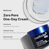 MEDICUBE Zero Pore One Day Cream 50ml - Fast-Acting Pore Refiner & Oil Controller