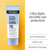 Neutrogena Ultra Sheer Dry-Touch Sunscreen Lotion SPF 70 - 3 fl. oz (Pack of 3)
