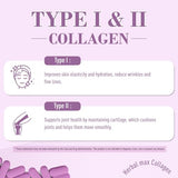 Herbal Max Collagen Tablets - Enhance Skin Repair & Youthful Radiance, 800mg 180 Tabs Pack of 3
