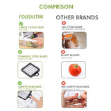 22-in-1 Multi-Functional Vegetable Chopper & Mandoline Slicer with Container