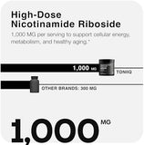Toniiq Nicotinamide Riboside 1000mg | NAD+ Booster | Stabilized NRHM Formula | 60 Vegan Capsules