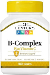 21st Century Healthcare B Complex Plus Vitamin C Tablets 100 Count