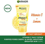 Garnier Fast Bright Vitamin C Daily Scrub - 150ml