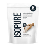 Nature's Best IsoPure Whey Protein Isolate Unflavored - 1lb (454g) - Zero Carbs, Zero Sugar, Fast Digesting Protein Supplement