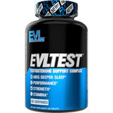EVLution Nutrition EVLTest Testosterone Support Complex - 120 Tablets | Boost Energy & Vitality
