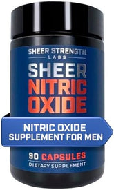 Nitric Oxide Booster - Clinically Tested for Pumps & Blood Flow - 270% More Nitric Oxide - Nitrosigine Supplement, S7 & Beetroot - Made in USA - 90 Capsules