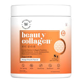 Wellbeing Nutrition Marine Collagen Peptides Powder with Biotin & Hyaluronic Acid (Mango Peach, 250g)
