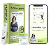 NeoDocs I-Conceive Ovulation Test Kit - 5 Strips for Easy At-Home Fertility Testing
