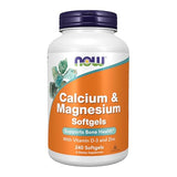 NOW Calcium Magnesium with Vitamin D3 and Zinc - 240 Softgels