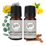 Wild Quit Smoking 100% Pure Essential Oil Synergy Blend – 2 Pack 10ml | Craving Support | Natural Wellness