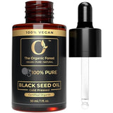 Plant Based Cold Pressed Black Seed Oil for Skin, Hair & Pain Relief - Premium Grade
