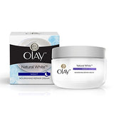 Olay Natural Aura Night Cream 50 Ml, Multipurpose Overnight Repair, Even Skin Tone