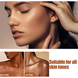 Gold Shimmer Body Oil & Luminizer - Liquid Highlighter Makeup