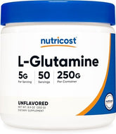 Nutricost L-Glutamine 250g: Muscle Recovery & Gut Health Support