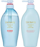 Tsubaki Premium Cool & Repair Shampoo & Conditioner Set - 450ml x 2 | Deep Repair & Refreshing Cooling