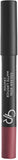 Golden Rose Matte Lipstick Crayon No. 8 - Effortless Velvet Finish